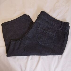 Size 24W A.N.A. Dark wash Cropped Jeans
